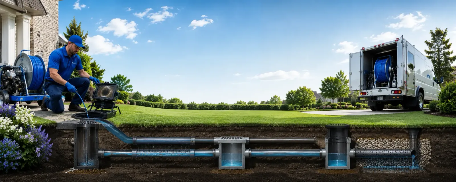 Outdoor drain cleaning information for Naoma, WV